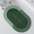 纳米硅藻泥软地垫硅藻土吸水脚垫速干卫生间浴室防滑垫进门垫 棕底SM椭圆形 45X80CM水晶绒
