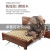 奈高 NAIGAO实木床简约双人床新中式婚床主卧室家具床框架1.5米+配套10公分床垫-SL