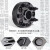 BONOSS锻造法兰盘铝合金轮毂垫片适用奔驰宝马奥迪大众保时捷 15mm垫片(单片价格含加长螺丝) 6061材质