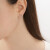 周生生  Pt950铂金Daily Luxe圈形钻石耳钉耳饰女款 92332E定价