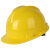 成都安全帽ABS透气建筑透气施工安全头盔工地劳保工人用品定制 国标V型(加厚款)黄色