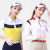 木兰旅高尔夫服装女T恤短袖韩国版女装长袖GOLF球衣服女士速干上衣夏装 短袖 拉链款 S