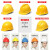 国标安全帽工地施工加厚透气玻璃钢头盔领导用建筑工程 v型国标透气款-橙色