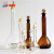 化科（boliyiqi）容量瓶 白色透明容量瓶 棕色茶色容量瓶 白量瓶(A级)，50ml，20只起订 