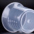 刻度杯 塑料烧杯 实验室器皿 塑料量杯 2000ML 2个 1000mL2个 BY2019