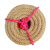 赫思迪格 黄麻绳 捆绑绳包装绳 手工编织黄麻绳子 粗细麻绳船绳装饰 直径20毫米10米 HGJ-1098
