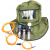 定制供气式防毒面具面罩全面罩喷漆喷塑化工化学打磨防粉尘披肩防 B1+AFBM套件