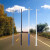 利瑞捷 监控立杆1米2米2.5米3米3.5米4米5米6米监控杆加厚组合分段小区户外道路立柱支架 拼接组合款 2米高76通径立杆