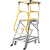 臻工品 铝合金平台梯人字梯登高梯理货梯需组装 FS13592 2m 单位：个