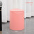 标燕 厨房客厅办公室卫生间带盖按压式垃圾桶 夹缝款粉色12升ZTT0054