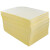 海斯迪克 HKCL-343 实验室化学品吸附棉 工业应急吸油棉垫（100片) 黄色40cm*50cm*3mm