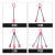 富都华创 起重吊索具 4吨1米4腿 猛钢铁链条吊链行车吊装工具 FDHC-DSJ-036
