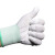 谋福 耐磨PU涂掌手套 涂层涂胶劳保防护手套 尼龙手套	（10双） 涂掌M号(绿色边)23cm 