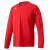 DESCENTE迪桑特 男女圆领长袖套头衫卫衣T恤 DMC-5801LB 男装运动服休闲 红色(TRD) L