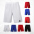 adidas ADIDAS/阿迪达斯运动服男短袖休闲成人足球训练裤 【短裤】白色AC5254 M