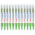 PX-21 小字油漆笔 0.8-1.2mm工业记号笔物流笔（可用于汽车补漆） 单位：支 浅绿色12支装