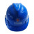 桉叶（Anye）ABS安全帽可印logo 工程 工业 工地防砸安全帽 AY9805  蓝色1顶【可定制】