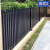 铝艺铝合金围墙护栏阳台室外简约中式栏杆别墅花园庭院子院墙围栏 款式2