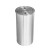 台面嵌入式不锈钢垃圾桶翻盖摇盖装饰厨房卫生间隐形台面方形拉丝 圆形-直径21cm+桶高40cm+外圈