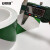 安赛瑞 地板划线胶带（绿/白）100mm×22m 警示胶带 地面标线胶带 14341
