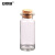 安赛瑞 西林瓶 实验室干粉空瓶 透明分装玻璃试剂瓶 10ml含木塞 50个 6A00742