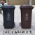户外环卫垃圾桶大号厨余有害其他可回收垃圾分类带盖大型 泰禧阁 240L蓝色：带轮带盖(可回收物)