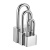 雨素 挂锁 小锁 仿不锈钢叶片锁 防盗锁 门锁柜子锁 40mm