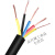 YC橡套软电缆线铜芯国标2/3/4芯1/2.5/4/6平方橡胶YCW电线护套线 国标4芯1.5平方/整卷