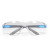 霍尼韦尔（Honeywell）300310 护目镜 S300A 蓝款透明镜片 防风沙 防尘 防雾 1副