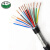 绿城 铜芯屏蔽软电缆 RVVP 16*0.3 黑色1米 10米起