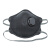 麦特瑞9600-N95VOV活性炭杯状带阀防尘口罩头戴N95口罩10只/盒