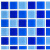 TLXT马赛克瓷砖玻璃水晶游泳池卫生间阳台装修整箱起发货 50片一箱起 蓝白水晶 3030