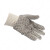 代尔塔  PVC点塑棉质手套 12副/打  丁腈涂层掌面 防滑透气劳保手套