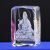 十方清梵3D水晶内雕佛像佛教用玄关西方三圣阿弥陀佛观世音菩萨如来佛祖 虚空藏菩萨 5*5*8cm