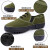 搏峰（BOVFN）作训鞋 防滑耐磨劳保鞋/解放鞋 工地帆布透气胶鞋 墨绿色 87-5 40