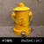 美式工业风复古垃圾桶LOFT脚踏消防栓纸篓创意酒吧装饰品摆件 大号黄色