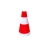 安科 安全警示套 红白方锥反光套 40-42cm高无字条纹 适用5斤方锥（单位：张）