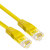 创优捷 CA5E成品网线 CALCLC-U01 1米 黄色 普通网络连接线