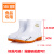 厂白色雨靴防滑大码工作雨鞋卫生靴防油加绒加棉保暖水鞋 508中筒白色 标准码 37