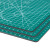 得力(deli)A3耐用PVC切割垫板桌垫 绿色78401【4只装】