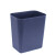白云清洁 baiyun cleaning AF07005 中号客房直边垃圾桶 无盖垃圾桶小号方形收纳桶卫生桶办公室纸篓 8L 灰色