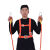 高空国标五点式腰带定制户外作业安全绳套装电工保险适用安全带工 国标单小钩3米
