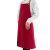 易美丽诺 LCF0602 加厚牛仔帆布围裙防污厨房工作理发围裙 帆布大红