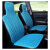 【指定商品WH】汽车坐垫 单座-B款塑料平板天蓝色