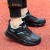 安踏（ANTA）儿童运动鞋网面透气夏季舒适百搭六一男童跑步鞋 黑/荧光水绿-皮面 38码 /240mm