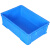 加厚塑料周转箱五金电子工具胶箱元件盒可带盖运输箱物流箱乔丰牌 29号箱蓝色 610*415*310mm