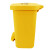 益美得 DJ-40黄色医疗垃圾桶脚踏式大号医院诊疗所用废物垃圾桶 脚踏40L黄色