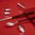 莎庭（SARTILL）999银筷子叉子勺子檀木镶银餐具套装银家用实用 四件套52g 件套52g