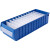 分隔式零件盒分格箱物料盒长方形塑料零件元件盒螺丝工具箱货架分 4011 400*117*90隔板需要单独购