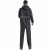 易美丽诺 LH1002 分体式反光雨衣雨裤套装户外雨具 黑色 基础面料XL